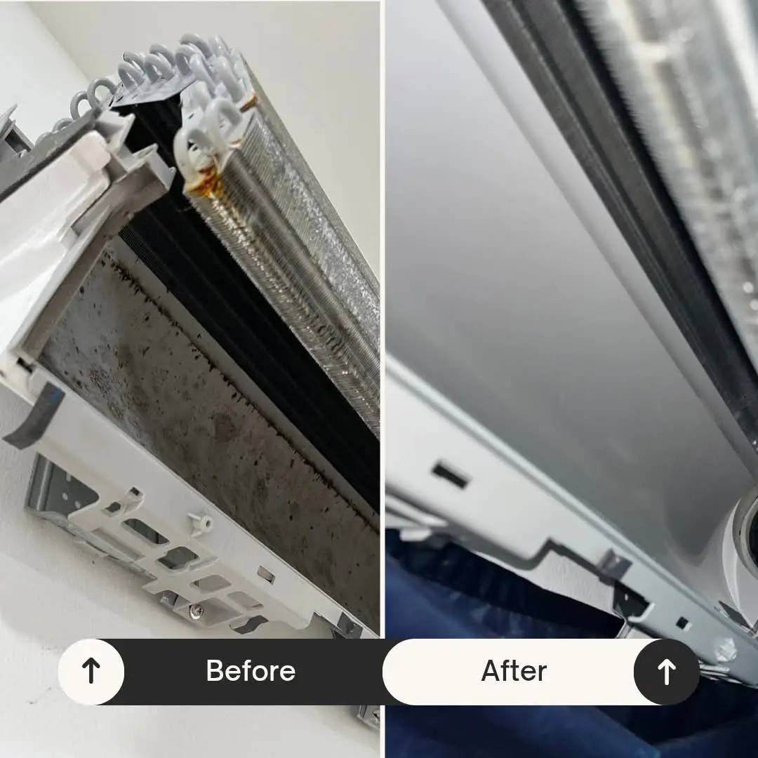 Before After ล้างแอร์